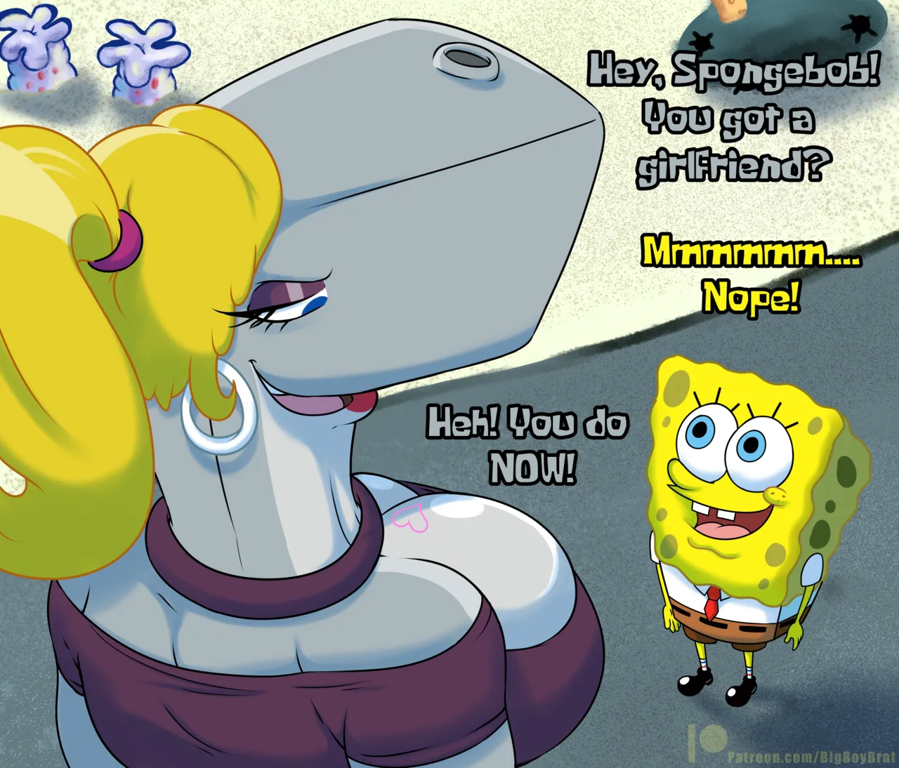 Pearl x Spongebob image number 12