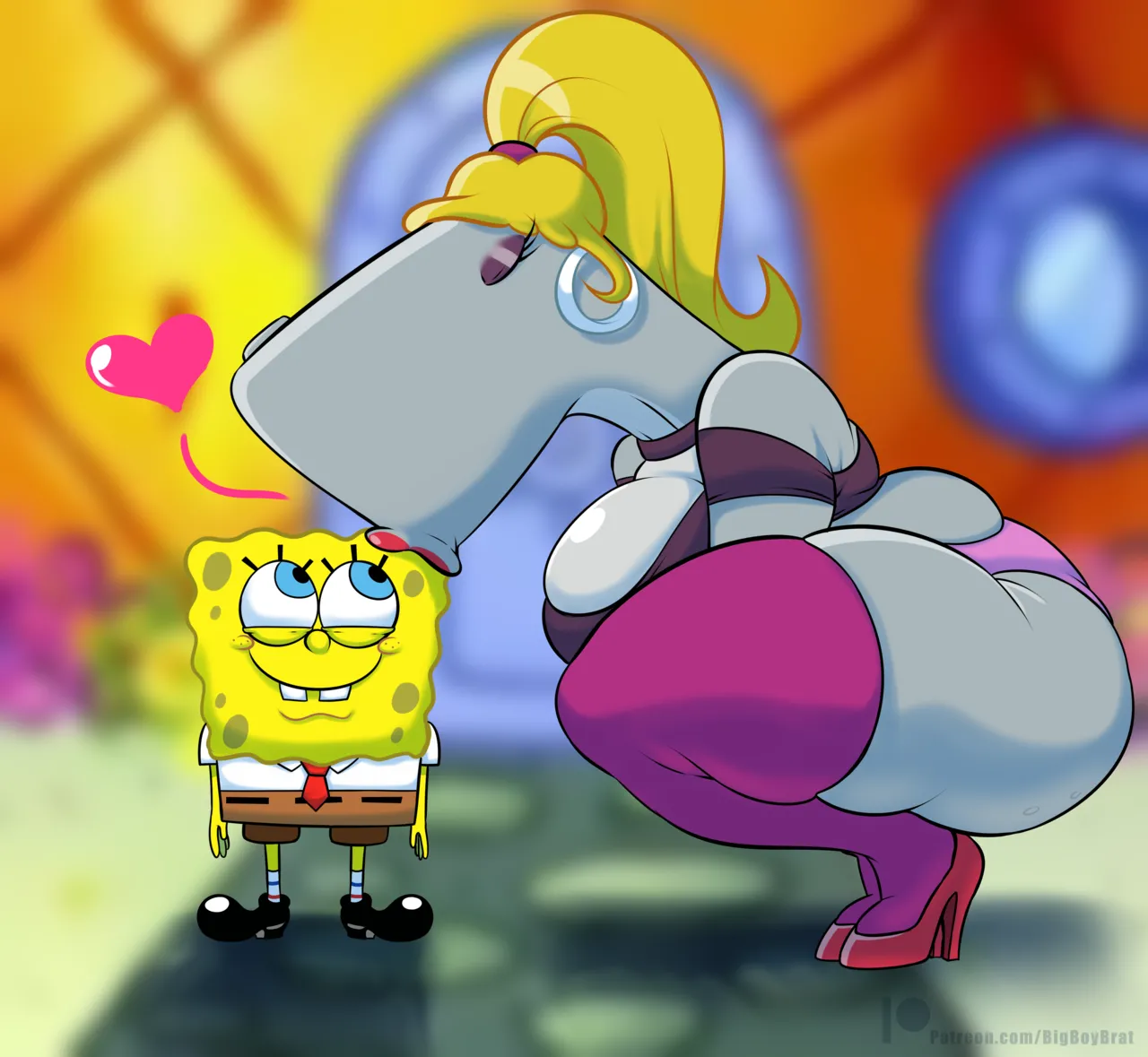 Pearl x Spongebob image number 13
