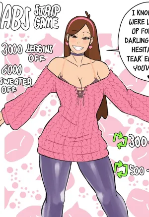 Mabel and Candy Stripgame