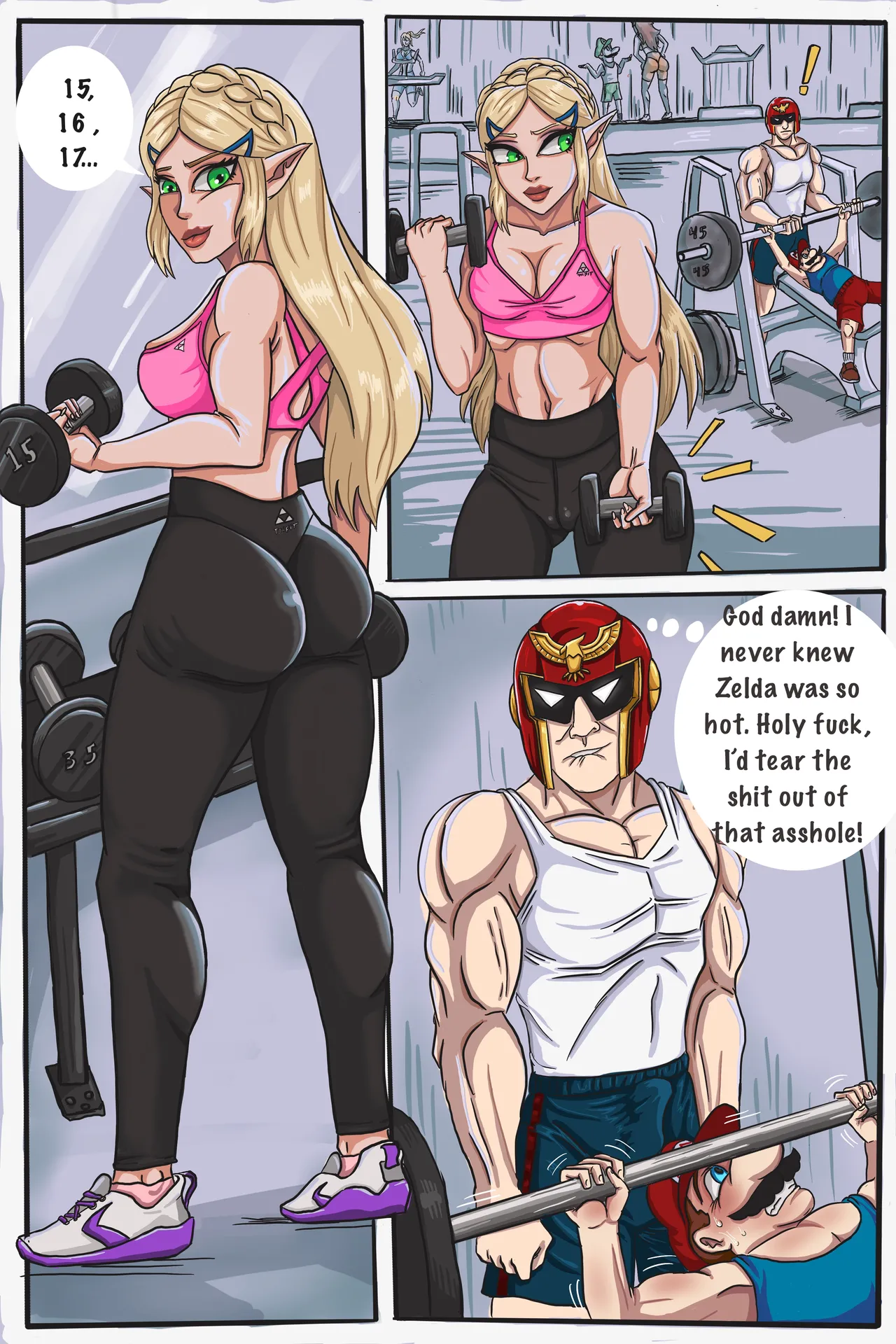 Captain Falcon x Princess Zelda