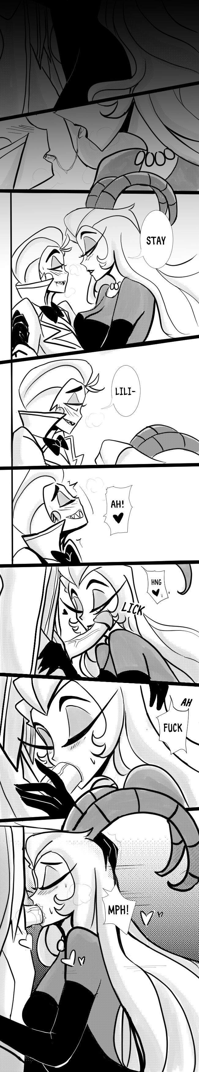 Lucifer and lilith (hazbin hotel) porn comic image number 10