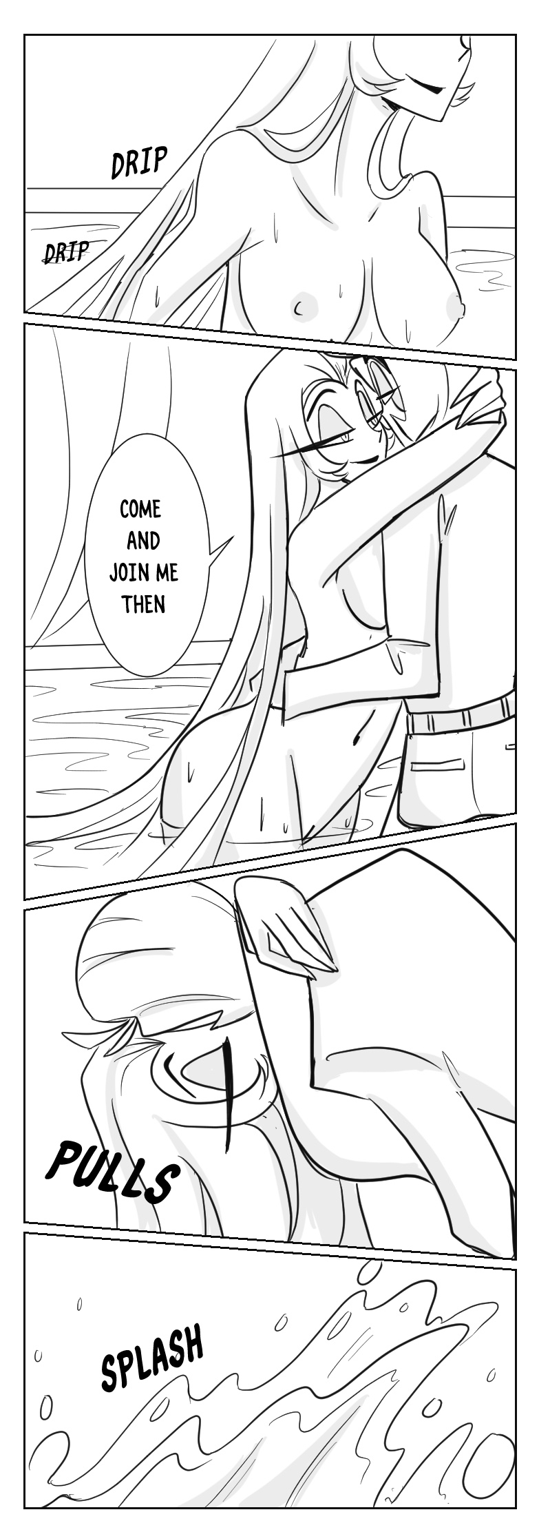 Lucifer and lilith (hazbin hotel) porn comic image number 4