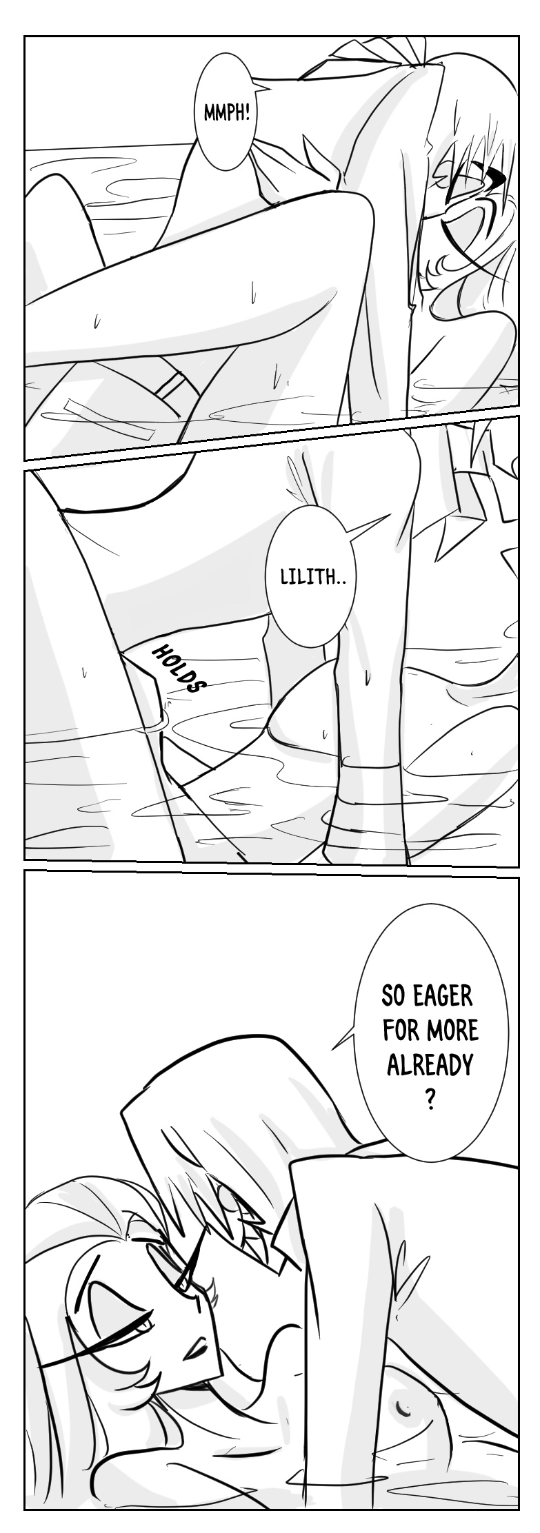 Lucifer and lilith (hazbin hotel) porn comic image number 6