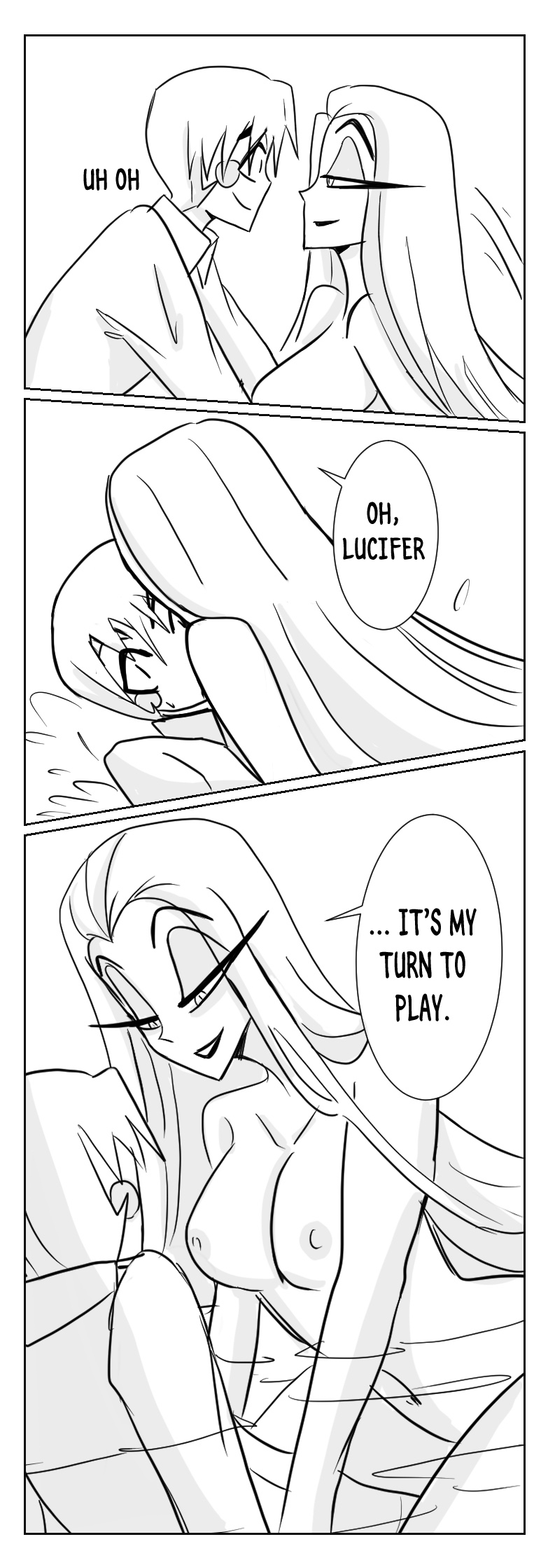 Lucifer and lilith (hazbin hotel) porn comic image number 7