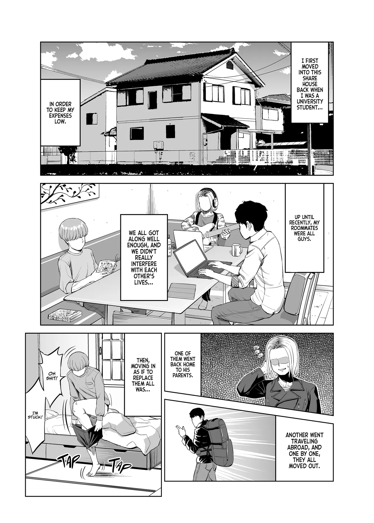Frustrated Share House Residents - Why dont we just get together since were both horny?  Yokkyuu Fuman na Share House no Juunin Otagai Seiyoku Tsuyoi node Souiu Kankei ni Nacchaimashou ka image number 6
