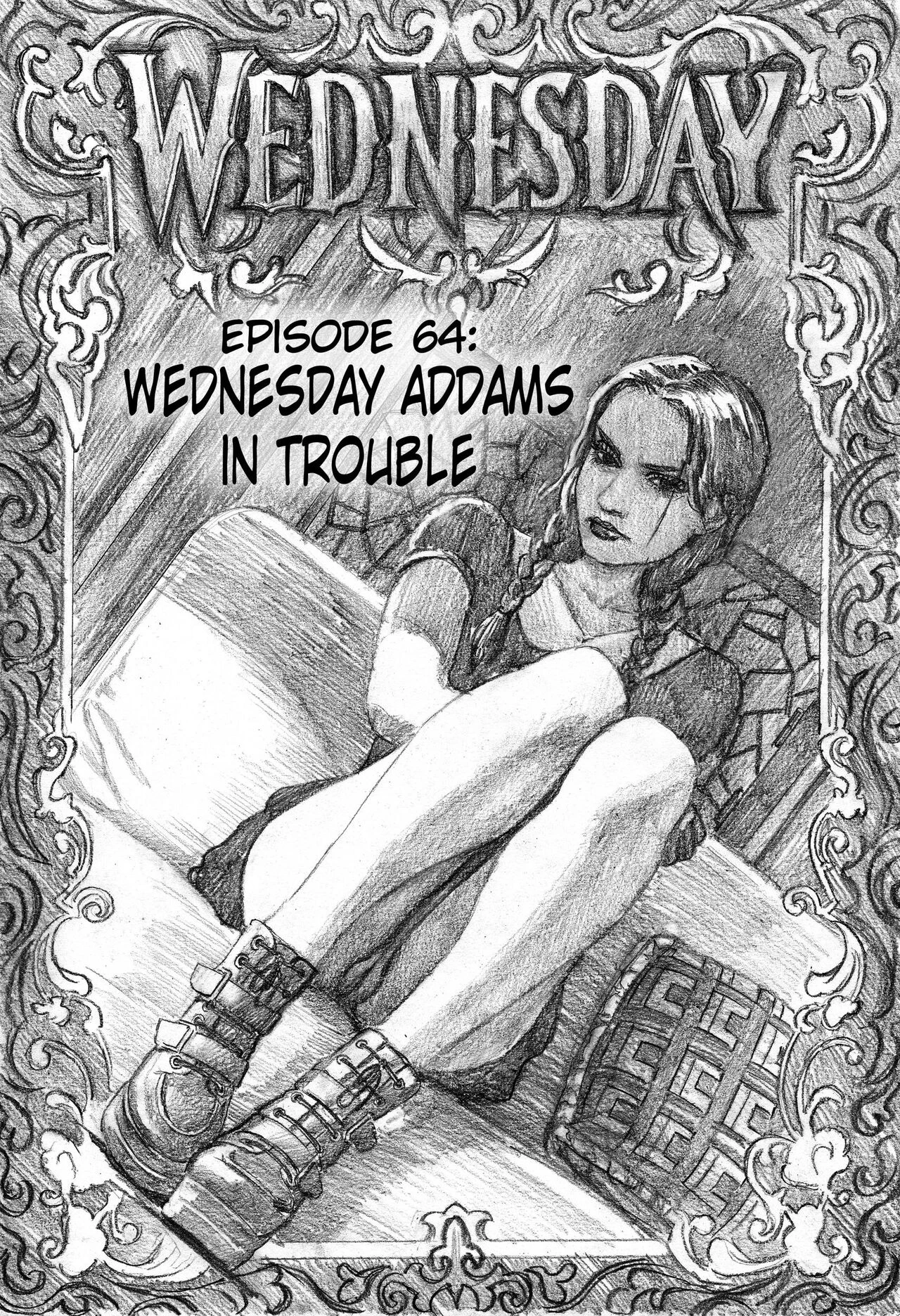 Wednesday Addams in Trouble
