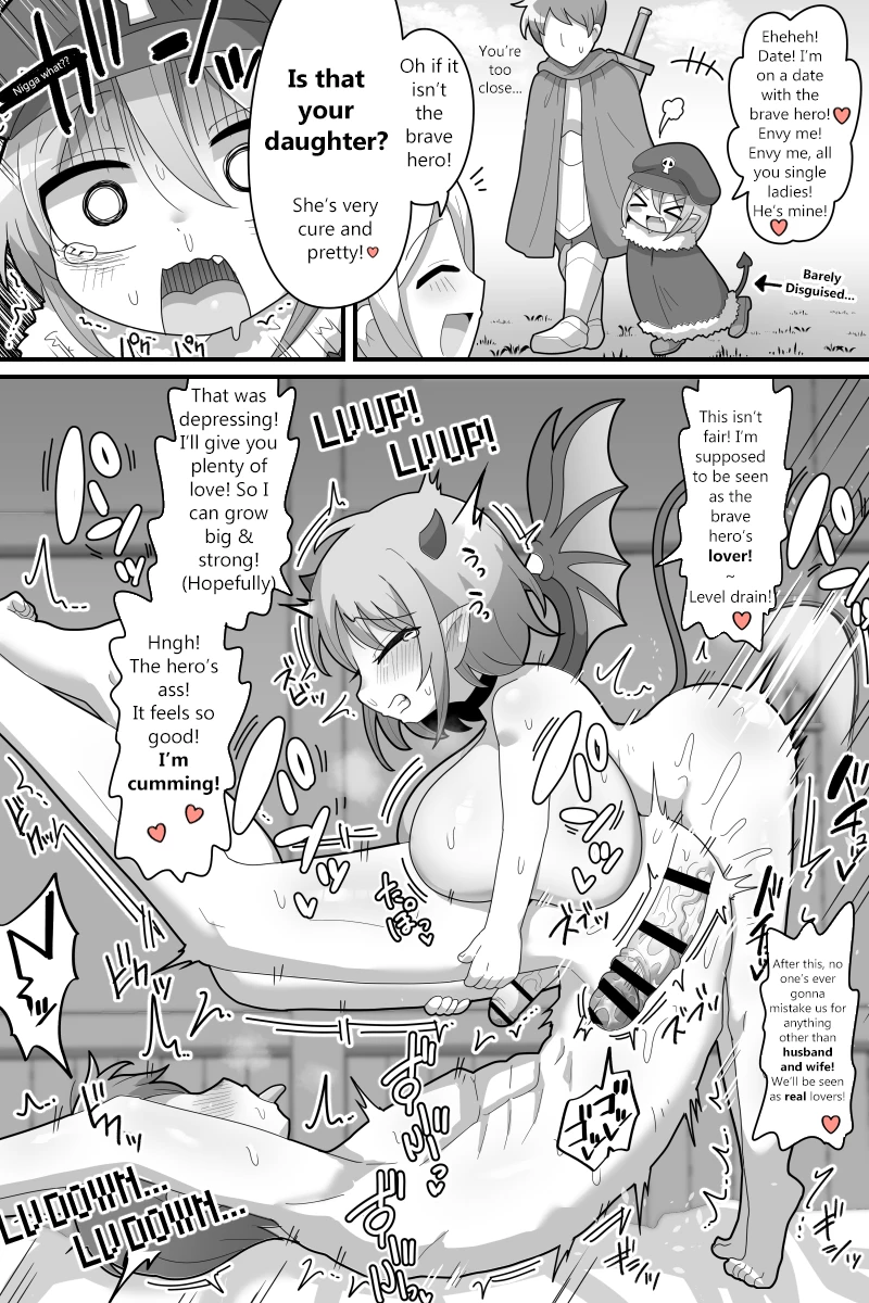 Futanari Loli Kyonyuu Kuso Zako Succubus ni Makeru Hanashi image number 7
