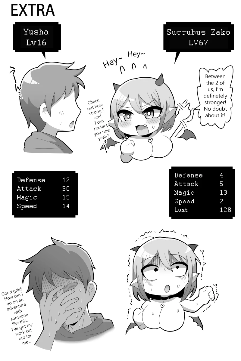 Futanari Loli Kyonyuu Kuso Zako Succubus ni Makeru Hanashi image number 8