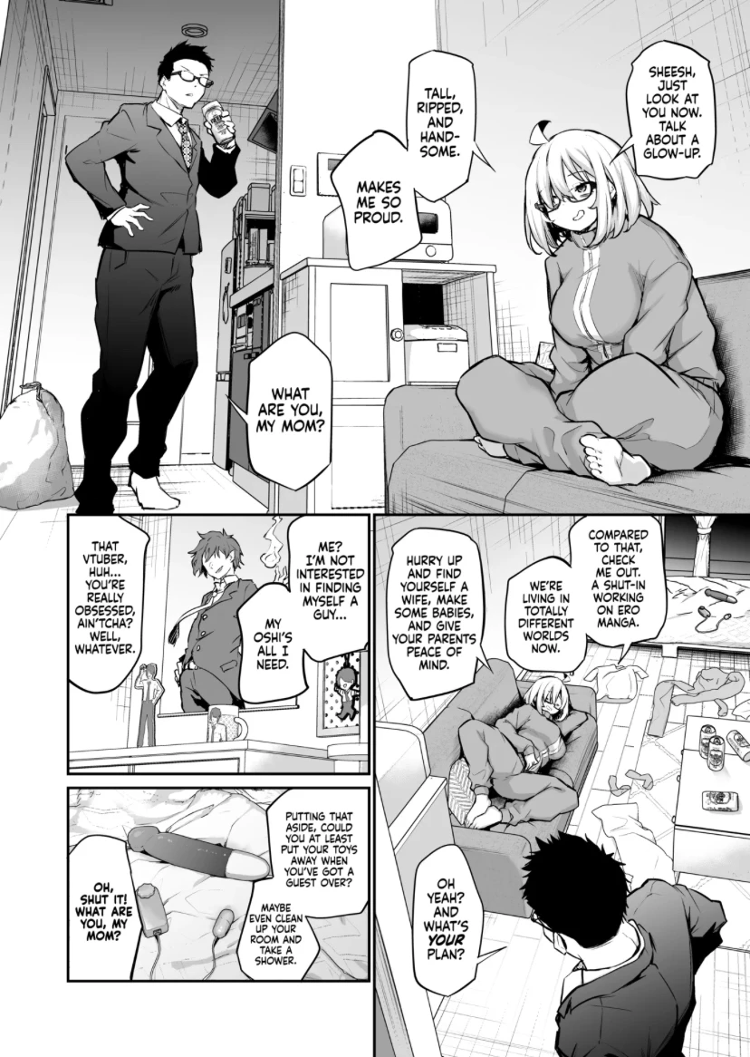A Shower-Hating, Shut-in Girlfailure Becomes a Woman From Her First Boyfriends Cock!  Furo Kyan Inkya Onna, Hatsu Kareshi Chinpo de Mesu ni Naru image number 4