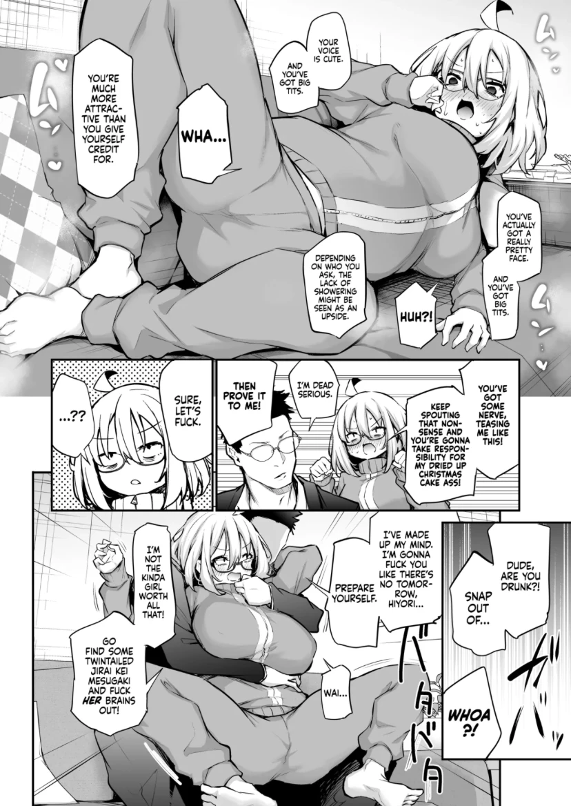 A Shower-Hating, Shut-in Girlfailure Becomes a Woman From Her First Boyfriends Cock!  Furo Kyan Inkya Onna, Hatsu Kareshi Chinpo de Mesu ni Naru image number 6
