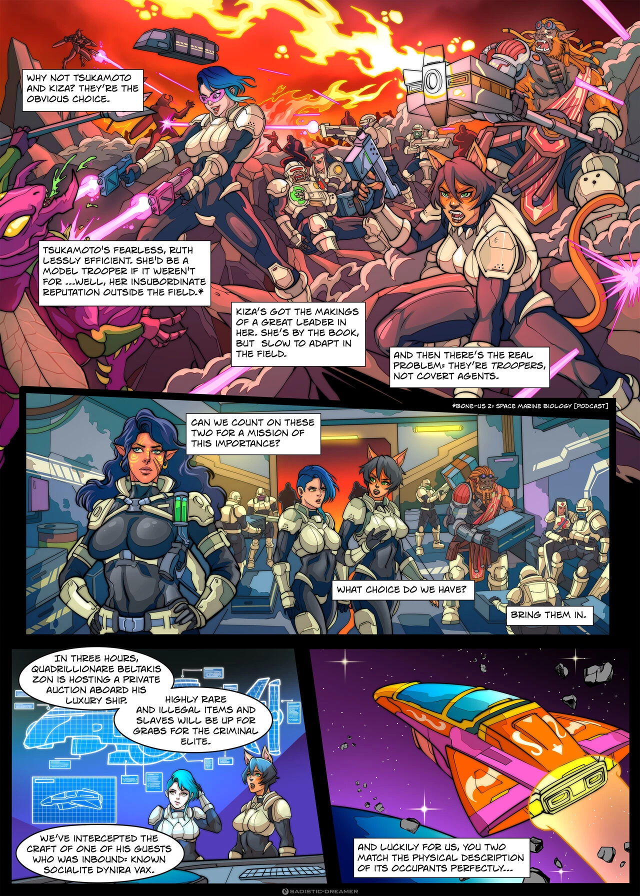 Yuki: Space Assassin 4: The Auction image number 1