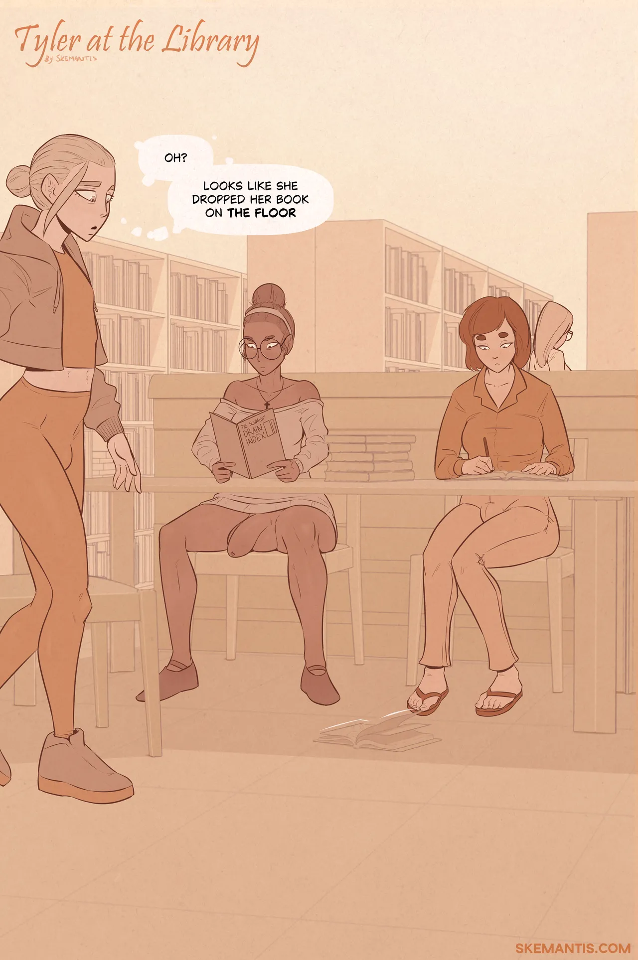 Tyler at the Library