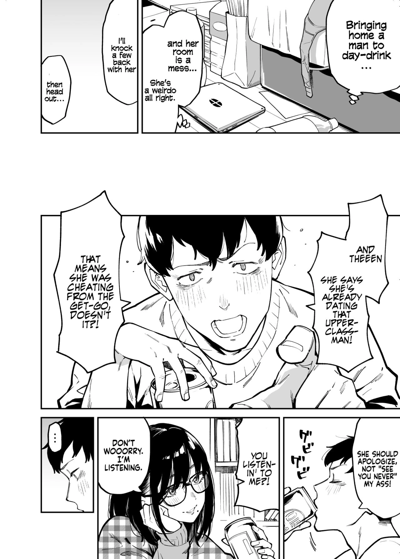 Comforted by the Sloppy Girl Next Door image number 7