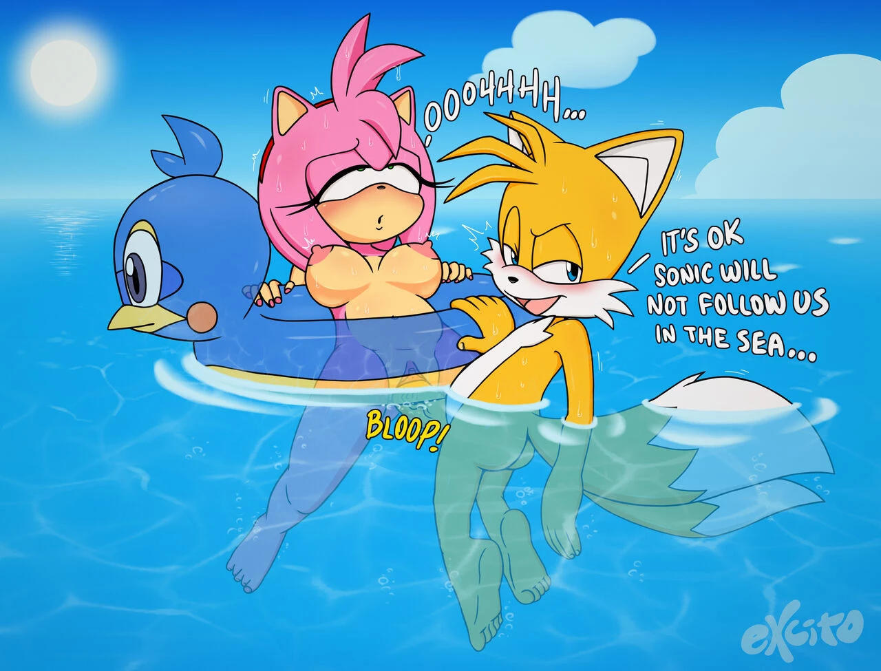 Amy and Tails image number 2