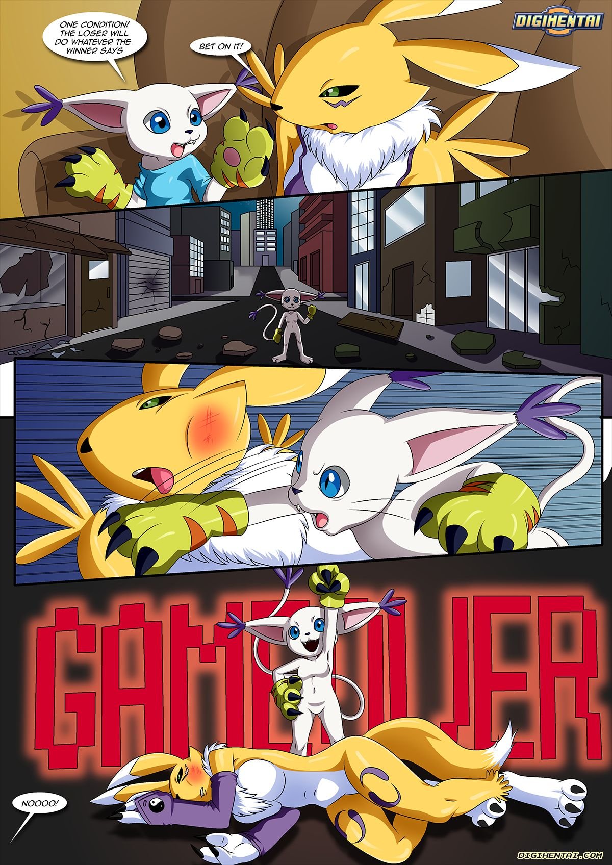(Palcomix) Dirty Gamers (digimon) porn comic image number 3