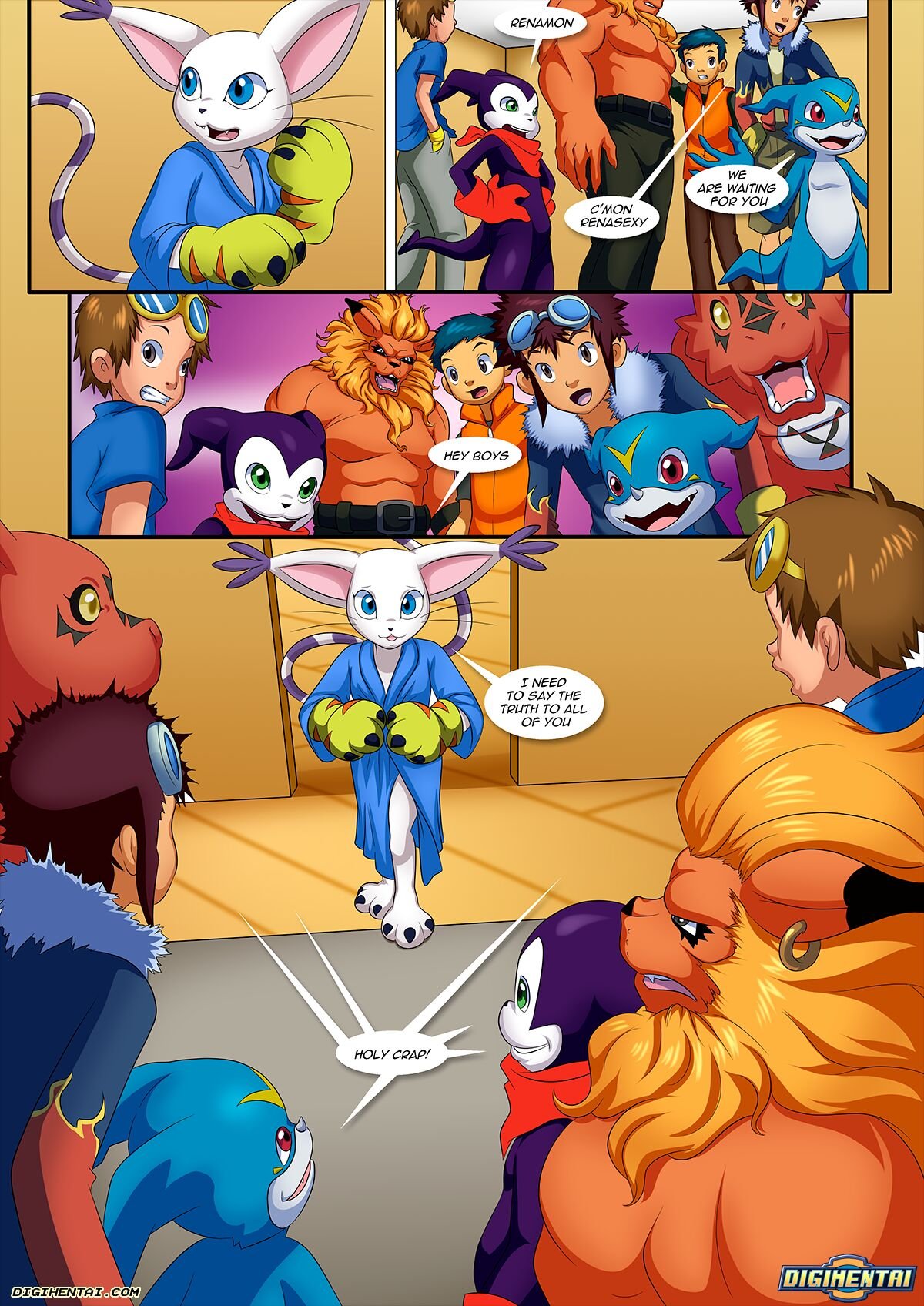 (Palcomix) Dirty Gamers (digimon) porn comic image number 45