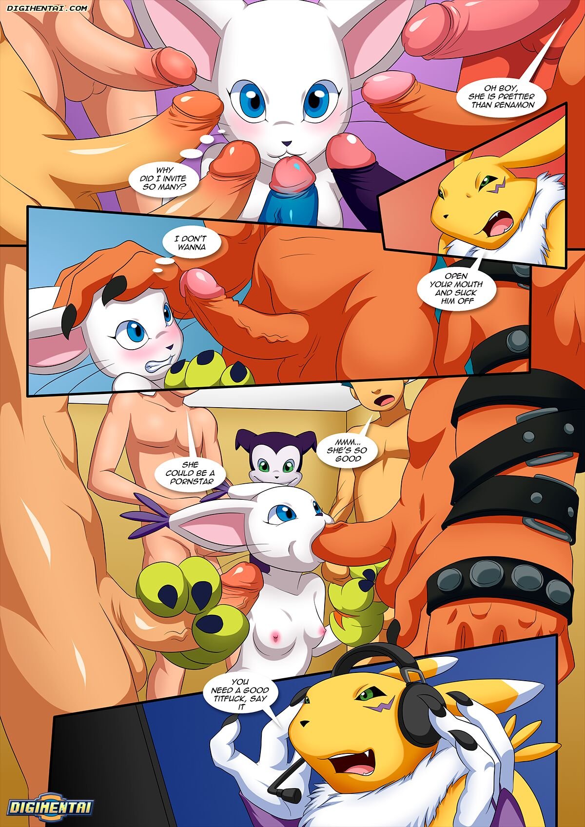 (Palcomix) Dirty Gamers (digimon) porn comic image number 47