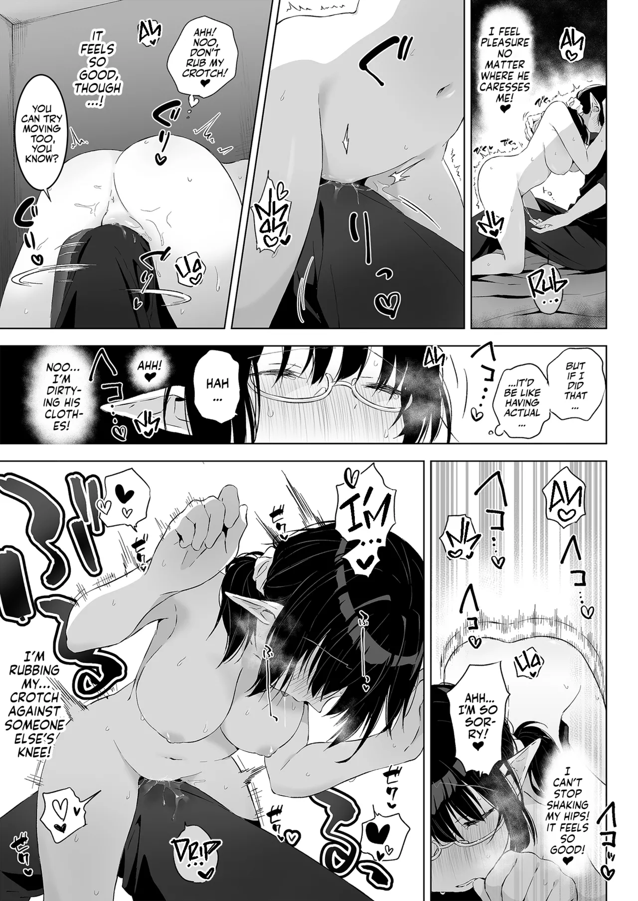 A Plain Jane Elfs Sexy Adventure at a Massage Clinic  Jimime na Kurokami Elf-chan ga Ecchi na Massage-ten de Seikantai Kaihatsu Sarechau Ohanashi image number 20