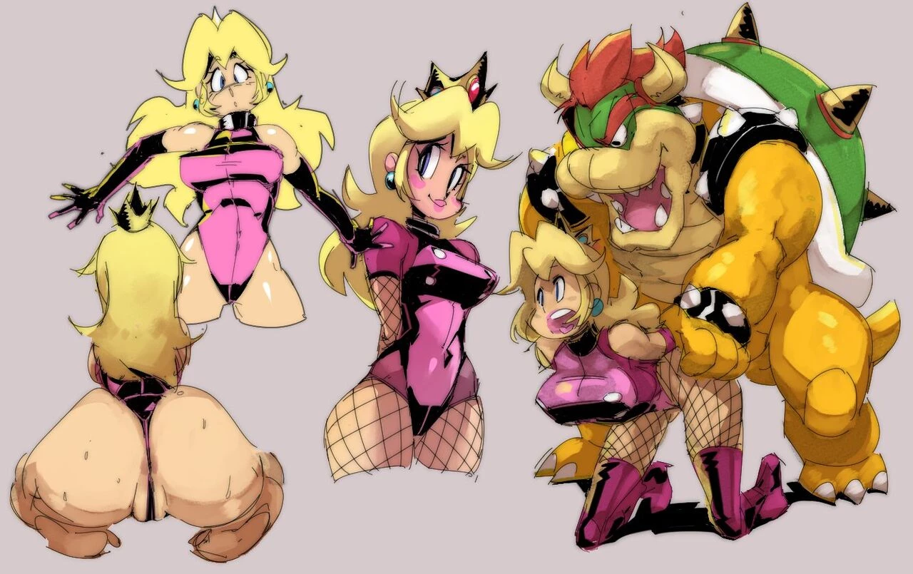 Princesss and Bowser Compilation image number 203