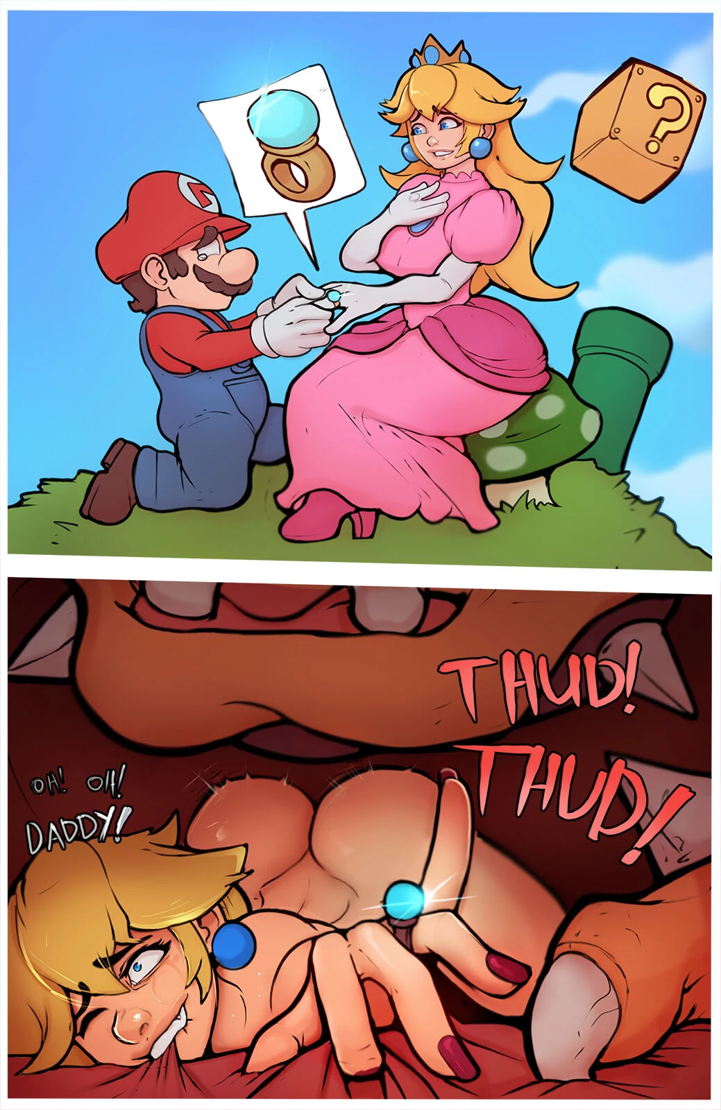 Princesss and Bowser Compilation image number 283