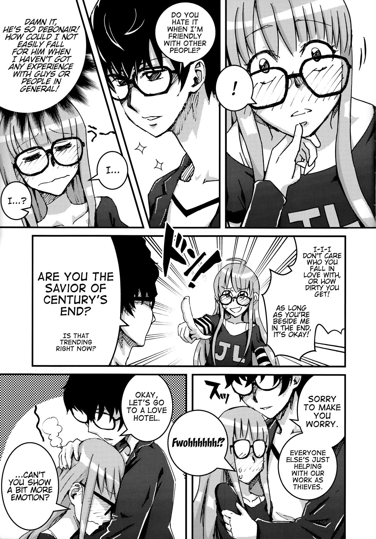 Tomato Namaashi (Satou Iori) Moshi Sakura Futaba-chan ga Touchou Onanie Shiteru no ga Kareshi ni Baretara? (Persona 5) English image number 9