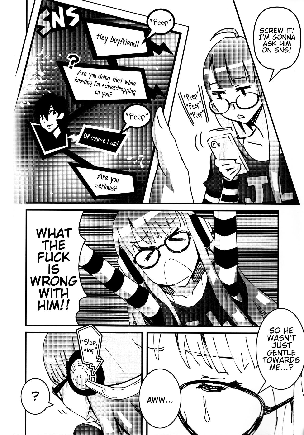 Tomato Namaashi (Satou Iori) Moshi Sakura Futaba-chan ga Touchou Onanie Shiteru no ga Kareshi ni Baretara? (Persona 5) English image number 4