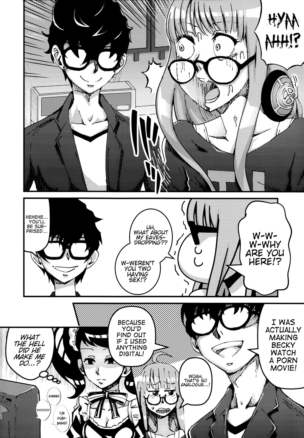 Tomato Namaashi (Satou Iori) Moshi Sakura Futaba-chan ga Touchou Onanie Shiteru no ga Kareshi ni Baretara? (Persona 5) English image number 8