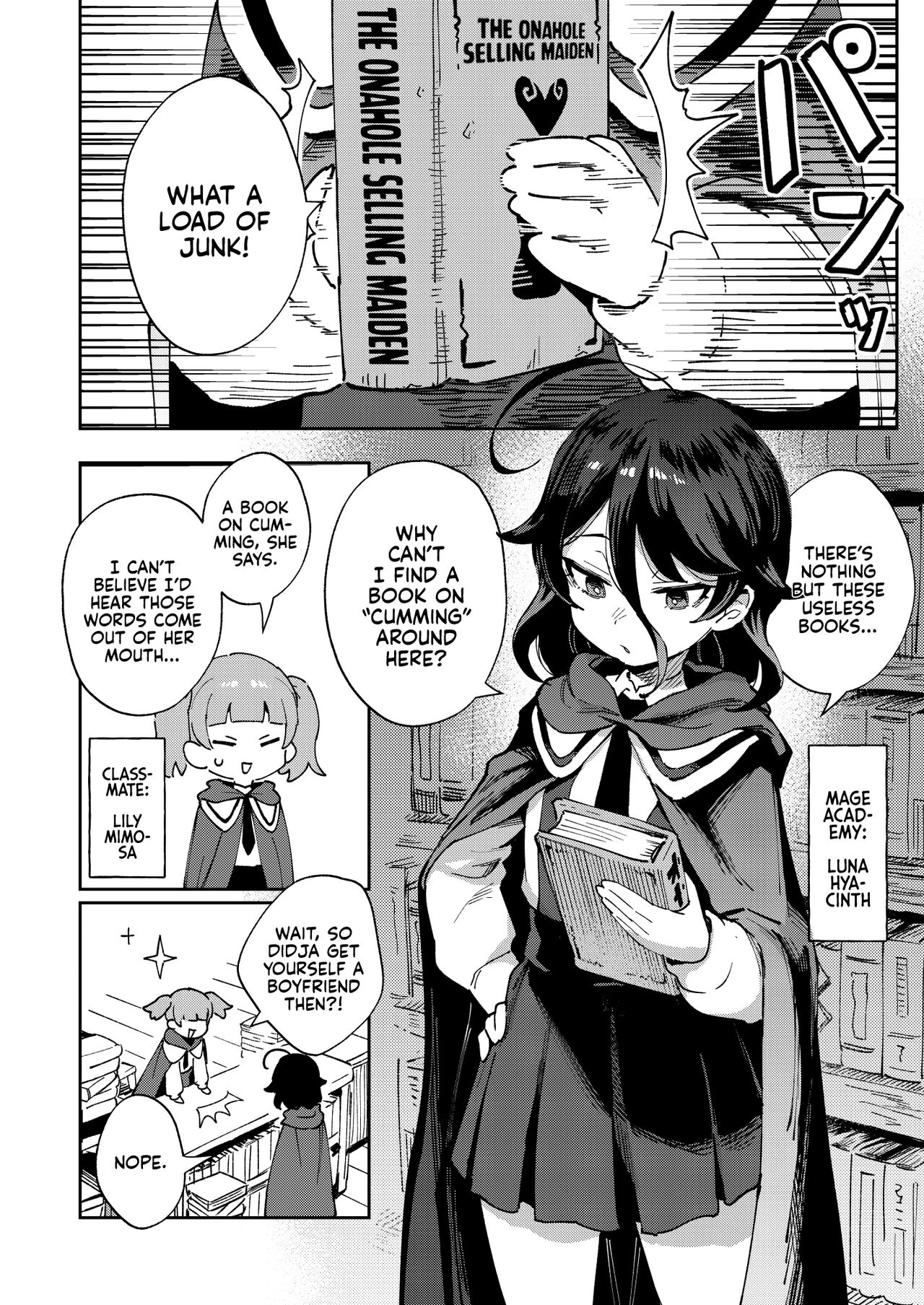 The Onahole Selling Maiden ~A Devilish Brat and Her Sugar Daddies~  Onaho Uri no Shoujo ~Waruiko to Papa no Eroi Manga~ - The little ONAHO girl comic book image number 3