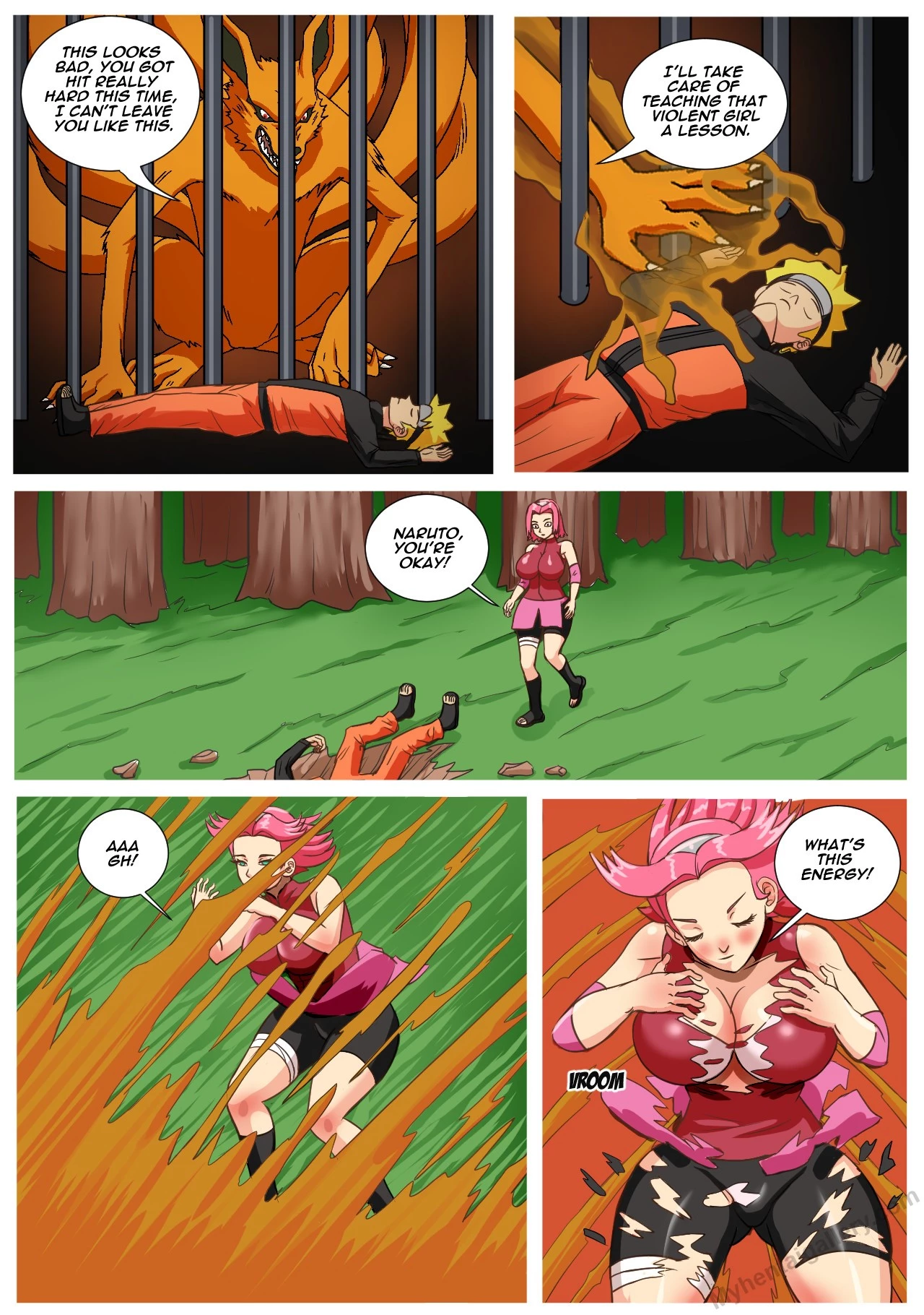 Sakura and (Kuruma)Naruto image number 9
