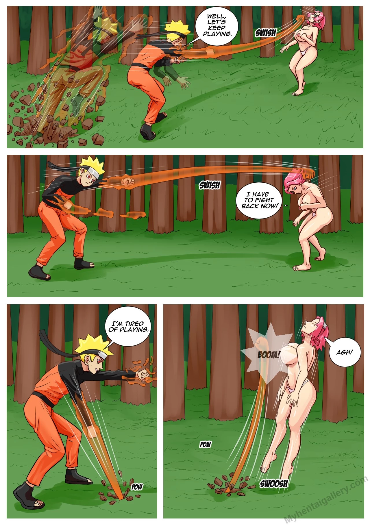 Sakura and (Kuruma)Naruto image number 17