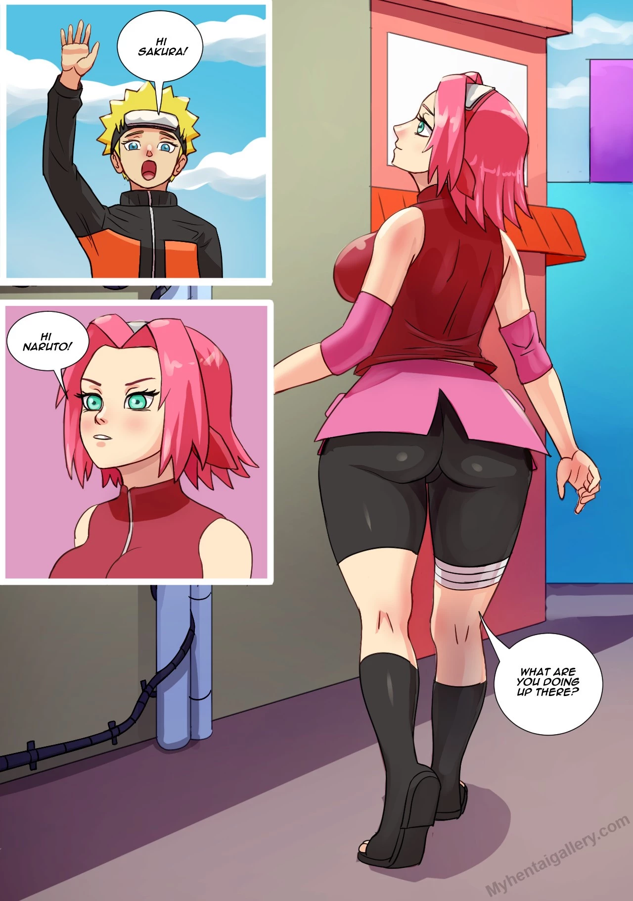 Sakura and (Kuruma)Naruto image number 4