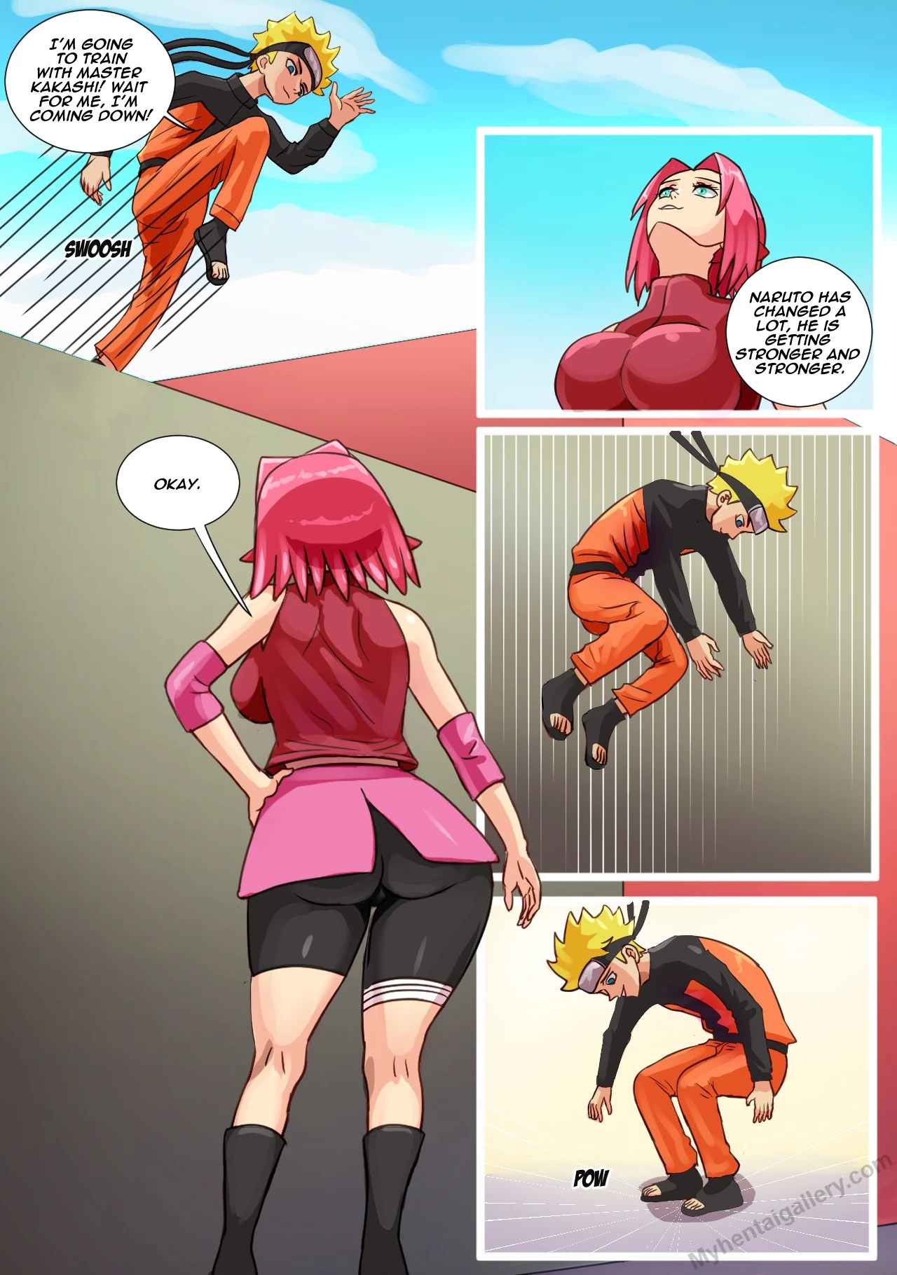 Sakura and (Kuruma)Naruto image number 5