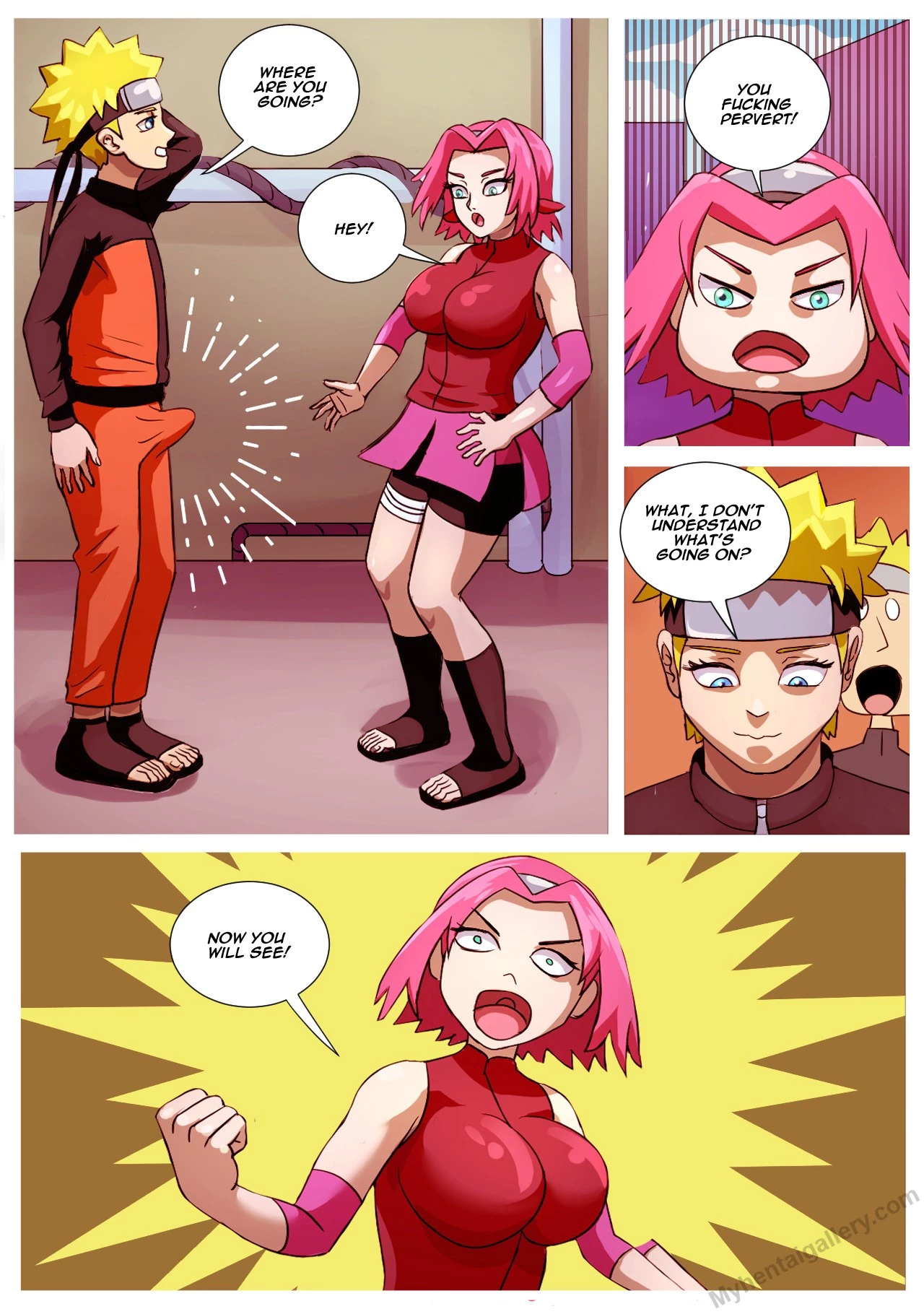 Sakura and (Kuruma)Naruto image number 6