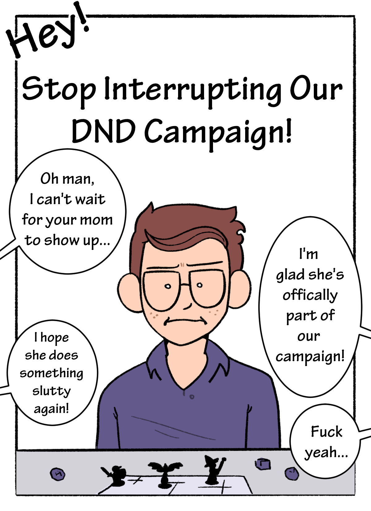 Dead End Draws - Mom! Stop Interrupting Our DnD Campaign! English