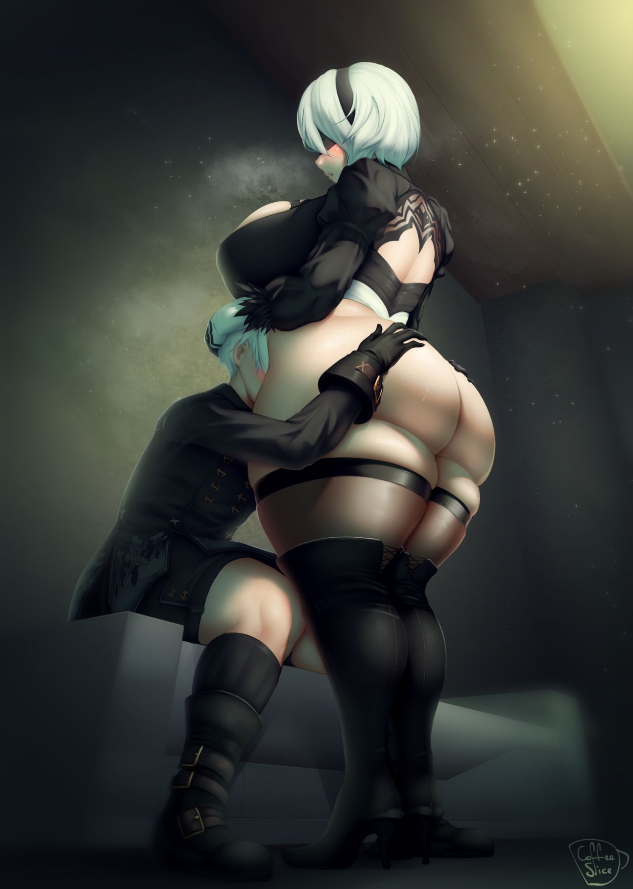 2B (nier automata) porn image number 14