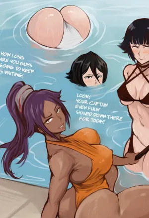Yoruichi Rukia Soifon Summer
