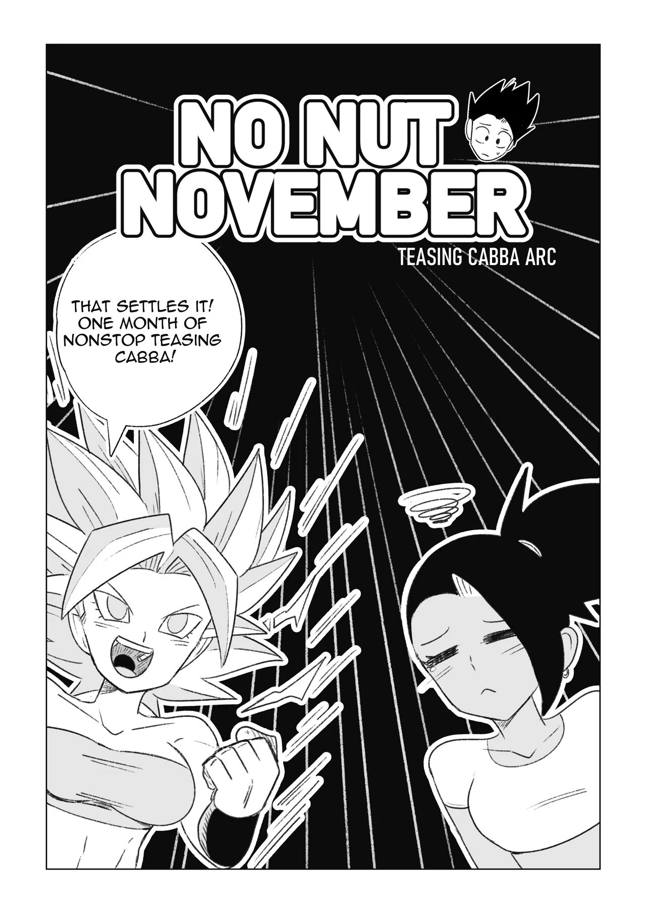 No nut November. Teasing Cabba image number 1