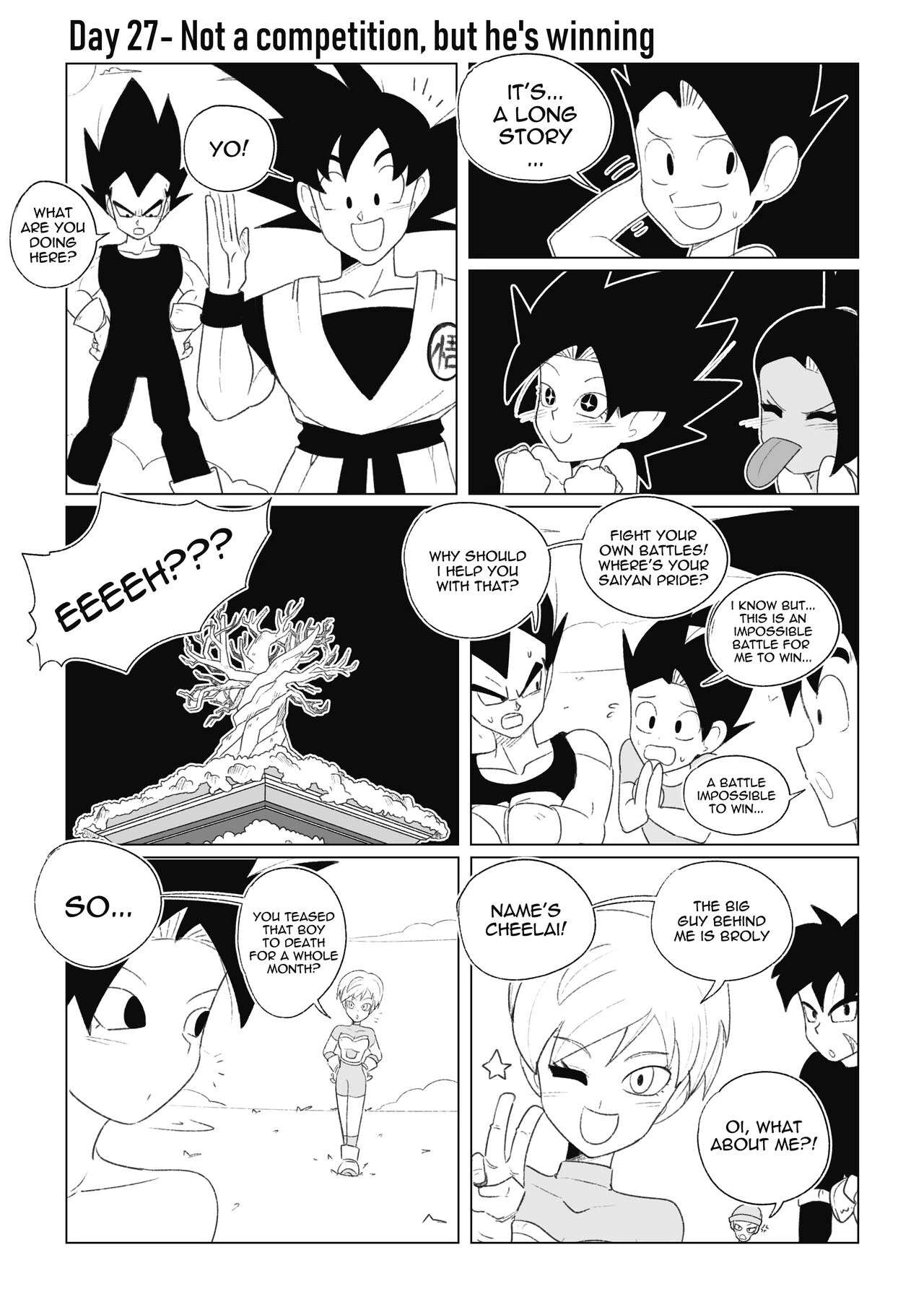 No nut November. Teasing Cabba image number 46